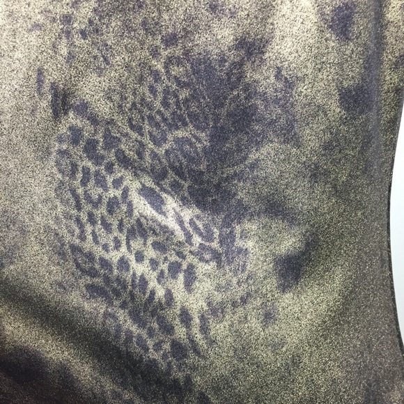 Calvin Klein Metallic Drape Neck Tank Small - Picture 5 of 8